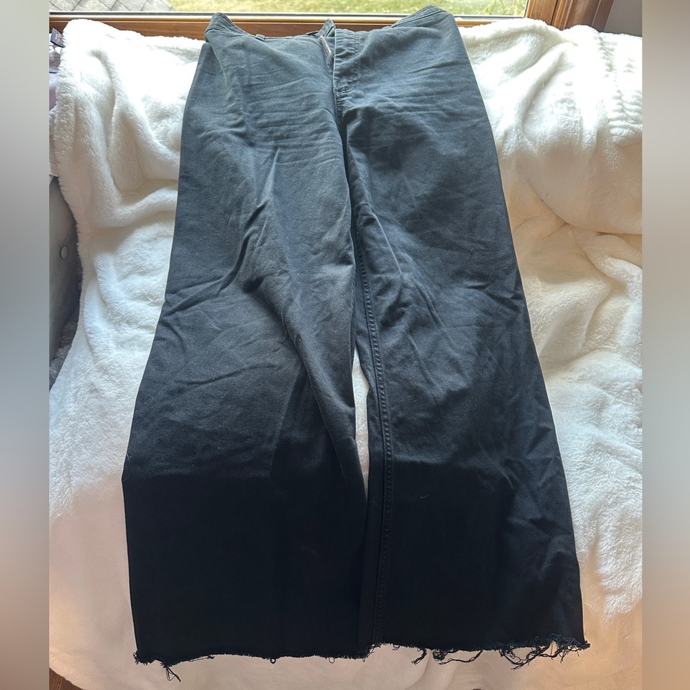 Zara Black Denim Pants 12